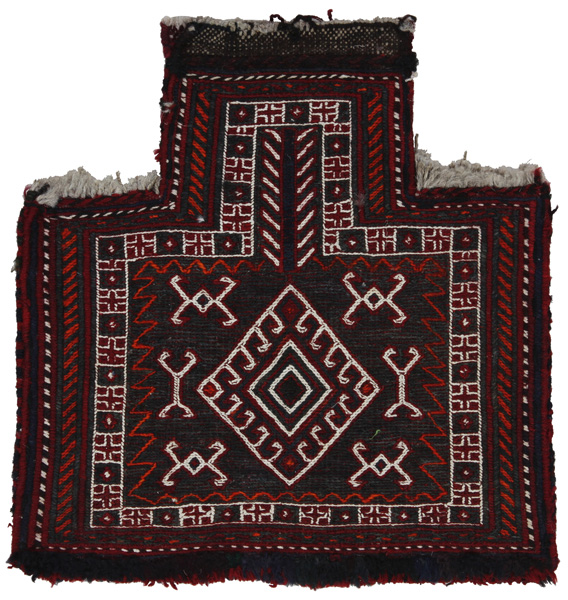 Bakhtiari - Zadeltas Perzisch Tapijt 44x43