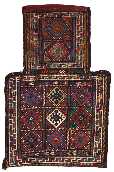 Qashqai - Saddle Bag Tapis Persan 53x34