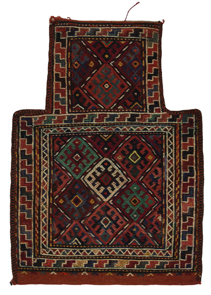 Qashqai - Saddle Bag Tapis Persan 52x38