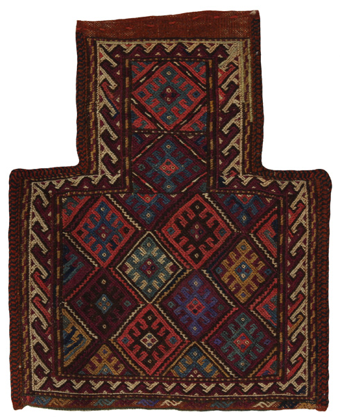 Qashqai - Saddle Bag Tapis Persan 43x35