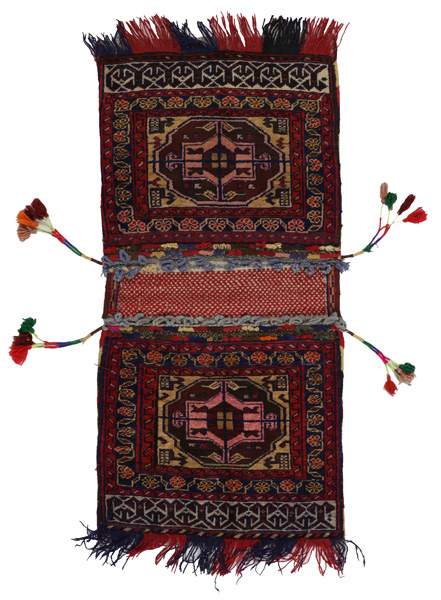 Turkaman - Saddle Bag Tissé Afghan 106x50