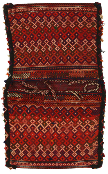 Jaf - Zadeltas Perzisch Tapijt 125x72
