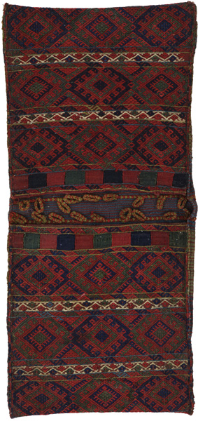 Jaf - Zadeltas Perzisch Tapijt 142x63