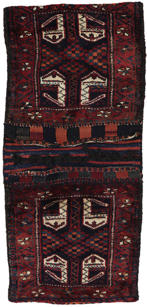 Jaf - Zadeltas Perzisch Tapijt 136x61
