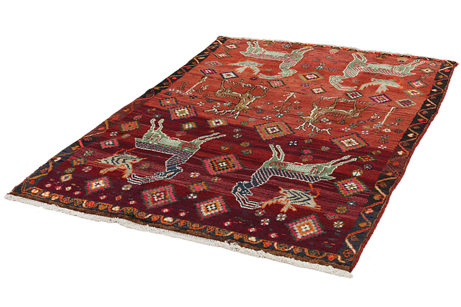 Lori - Gabbeh Tapis Persan 206x143 - Image 2