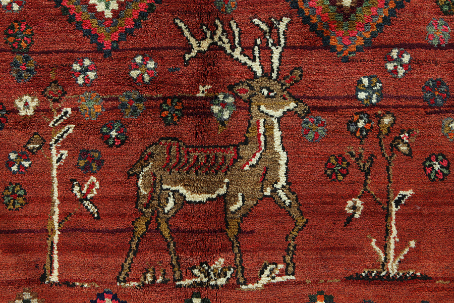 Lori - Gabbeh Tapis Persan 206x143 - Image 5