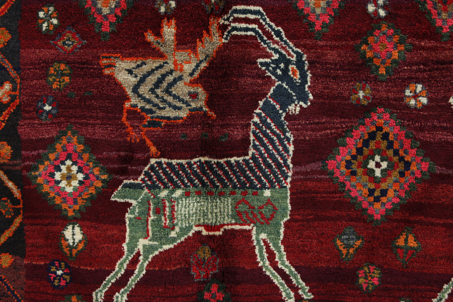 Lori - Gabbeh Tapis Persan 206x143 - Image 6