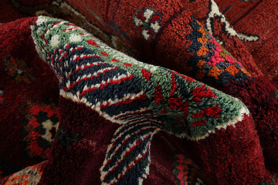 Lori - Gabbeh Tapis Persan 206x143 - Image 8