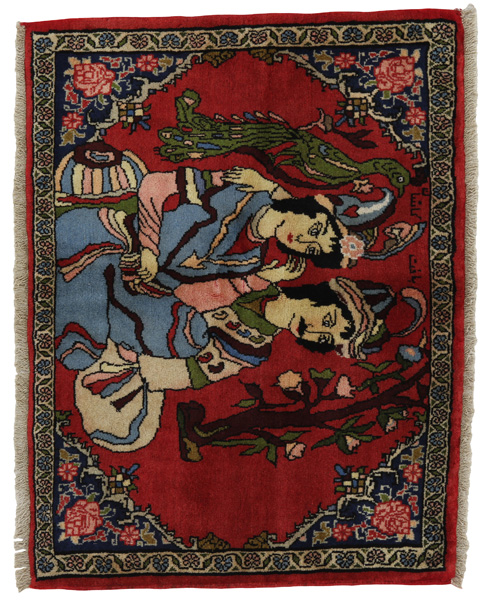 Bidjar - Kurdi Perzisch Tapijt 73x100