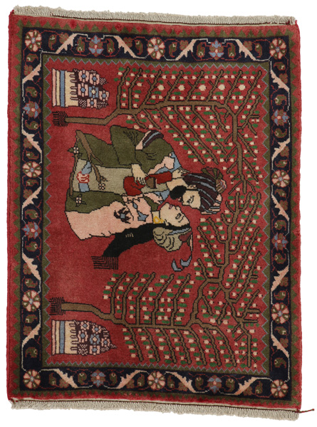 Bidjar - Kurdi Perzisch Tapijt 90x69