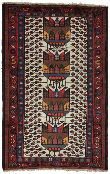 Afshar - Sirjan Perzisch Tapijt 125x80
