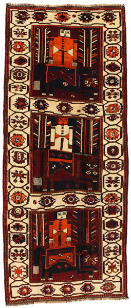 Bakhtiar - Qashqai Tapis Persan 374x153