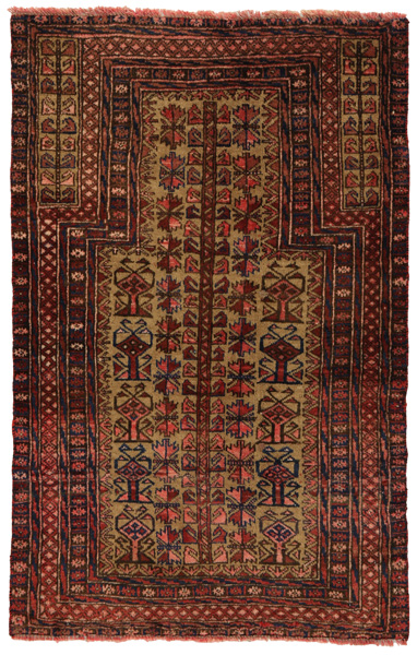Beluch - Turkaman Perzisch Tapijt 117x75