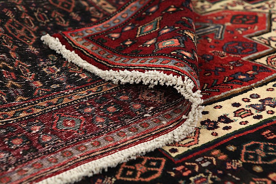 Senneh - Kurdi Tapis Persan 137x130 - Image 4