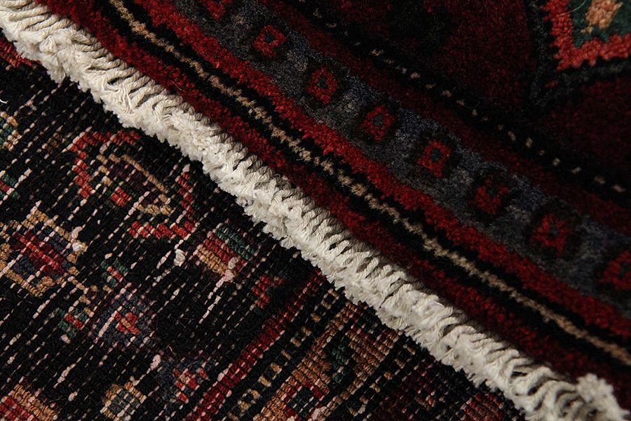 Senneh - Kurdi Tapis Persan 137x130 - Image 5