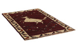Gabbeh - Qashqai Tapis Persan 184x119 - Image 1