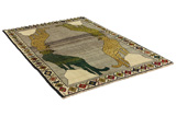 Gabbeh - Qashqai Tapis Persan 217x154 - Image 1