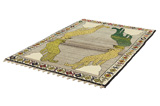 Gabbeh - Qashqai Tapis Persan 217x154 - Image 2