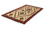Qashqai - Gabbeh Tapis Persan 228x132 - Image 2