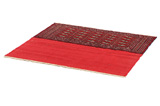Yomut - Boukhara Tapis Persan 103x112 - Image 2