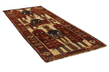 Bakhtiar - Qashqai Tapis Persan 343x137 - Image 1