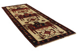 Bakhtiar - Qashqai Tapis Persan 389x140 - Image 1