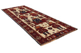 Bakhtiar - Qashqai Tapis Persan 380x149 - Image 1