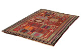 Lori - Gabbeh Tapis Persan 209x139 - Image 2