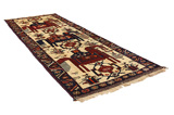 Bakhtiar - Qashqai Tapis Persan 403x143 - Image 1