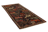 Bidjar - Kurdi Tapis Persan 303x122 - Image 1